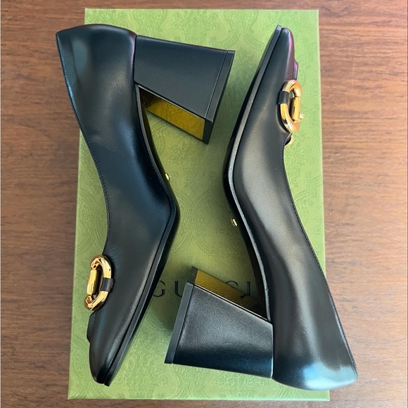Gucci Horsebit Block Heel Pump - Picture 4 of 7